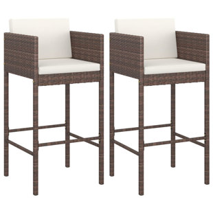 Wayfair rattan counter deals stools